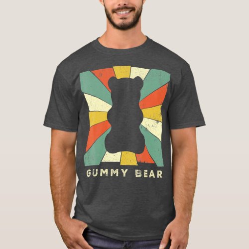Vintage Gummy Bear Retro Gift  T_Shirt