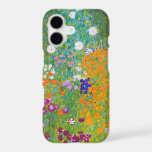 Vintage Gustav Klimt Cottage Garden Flower Art iPhone 17 Case<br><div class="desc">This enchanting design features "Cottage Garden, " a vibrant floral masterpiece by the iconic Austrian Symbolist, Gustav Klimt. Painted during his prolific summer retreats, the artwork is a breathtaking explosion of colorful wildflowers, sunflowers, and lush greenery, arranged in a dense, tapestry-like composition. Klimt’s signature Art Nouveau style is evident in...</div>