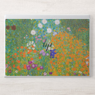 Vintage Gustav Klimt Cottage Garden Flower Art HP Laptop Skin