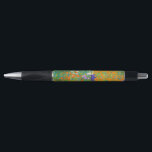 Vintage Gustav Klimt Cottage Garden Flower Art Pen<br><div class="desc">This enchanting design features "Cottage Garden, " a vibrant floral masterpiece by the iconic Austrian Symbolist, Gustav Klimt. Painted during his prolific summer retreats, the artwork is a breathtaking explosion of colorful wildflowers, sunflowers, and lush greenery, arranged in a dense, tapestry-like composition. Klimt’s signature Art Nouveau style is evident in...</div>