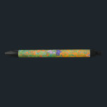 Vintage Gustav Klimt Cottage Garden Flower Art Pen<br><div class="desc">This enchanting design features "Cottage Garden, " a vibrant floral masterpiece by the iconic Austrian Symbolist, Gustav Klimt. Painted during his prolific summer retreats, the artwork is a breathtaking explosion of colorful wildflowers, sunflowers, and lush greenery, arranged in a dense, tapestry-like composition. Klimt’s signature Art Nouveau style is evident in...</div>