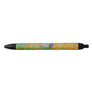 Vintage Gustav Klimt Cottage Garden Flower Art Pen