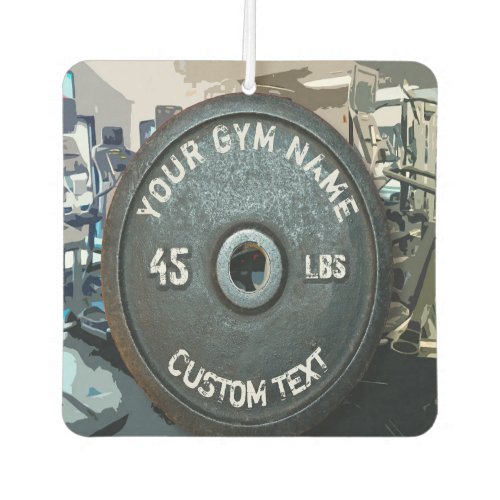 Vintage Gym Owner or User Fitness 45 Pounds Funny Air Freshener