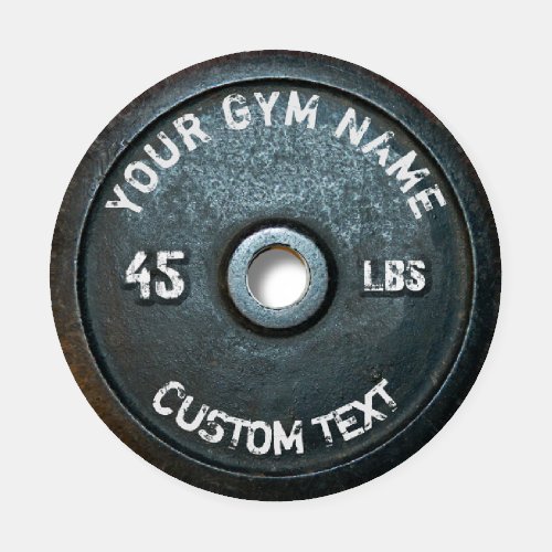 Vintage Gym Owner or User Fitness 45 Pounds Funny Coaster Set