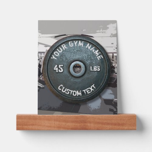 Vintage Gym Owner or User Fitness 45 Pounds Funny Picture Ledge