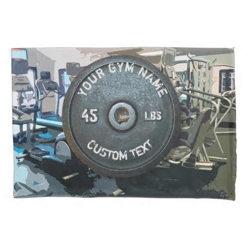 Vintage Gym Owner or User Fitness 45 Pounds Funny Pillow Case