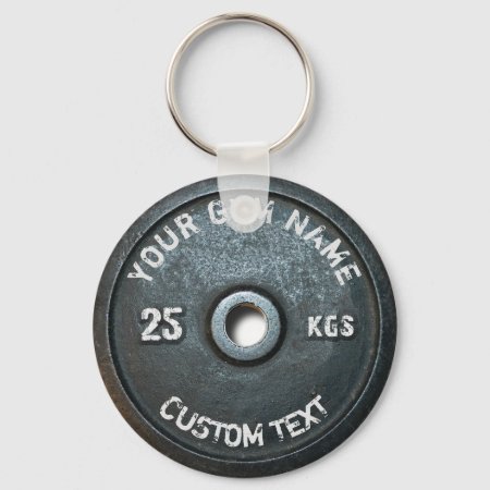 Vintage Gym Owner Or User Fitness Funny Keychain