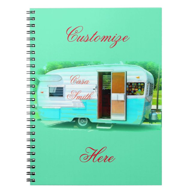 vintage gypsy caravan casa notebook (Front)