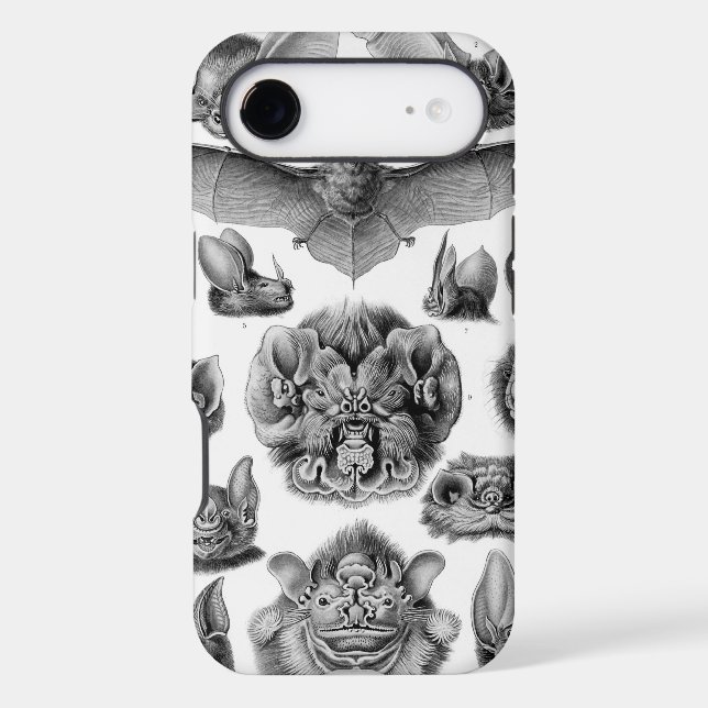Vintage Haeckel Bats Case-Mate iPhone Case (Back)
