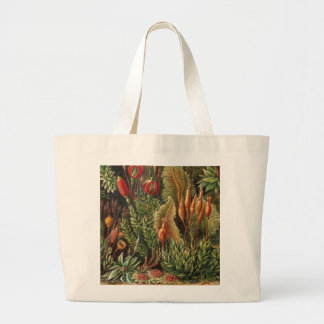 Vintage Haeckel Plant Life Print Large Tote Bag