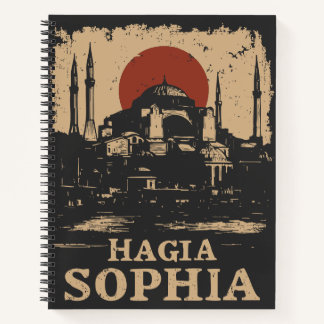 Vintage Hagia Sophia | Istanbul Landmark Art Notebook
