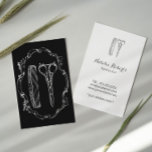 Vintage Hair Stylist Scissor & Comb illustration Business Card<br><div class="desc">Hair Stylist Vintage Scissor & Comb Beauty Salon Business Cards.</div>
