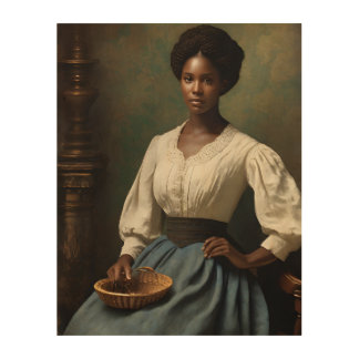 Vintage Hair Wood Wall Art