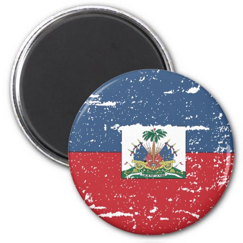 Vintage Haiti Flag Magnet