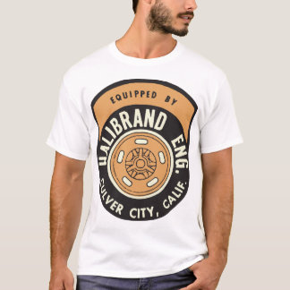 Vintage Halibrand Engineering Racing Wheels Decal T-Shirt