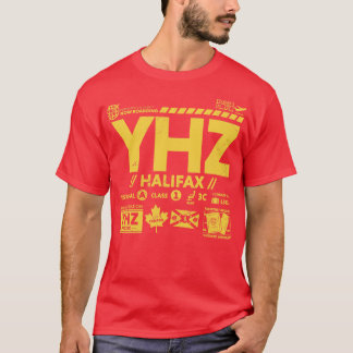 Vintage Halifax YHZ Airport Code Travel Day Retro T-Shirt