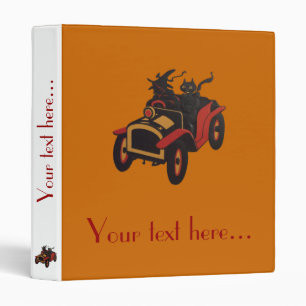 Vintage Halloween 3 Ring Binder