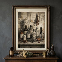 Vintage Halloween Apothecary Dark Academia