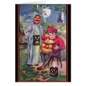Vintage Halloween Art Card (Front)