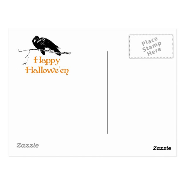 Vintage Halloween Arthur Rackham Witch + Black Cat Postcard