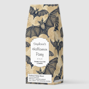 Vintage Halloween Bats Roasted Coffee