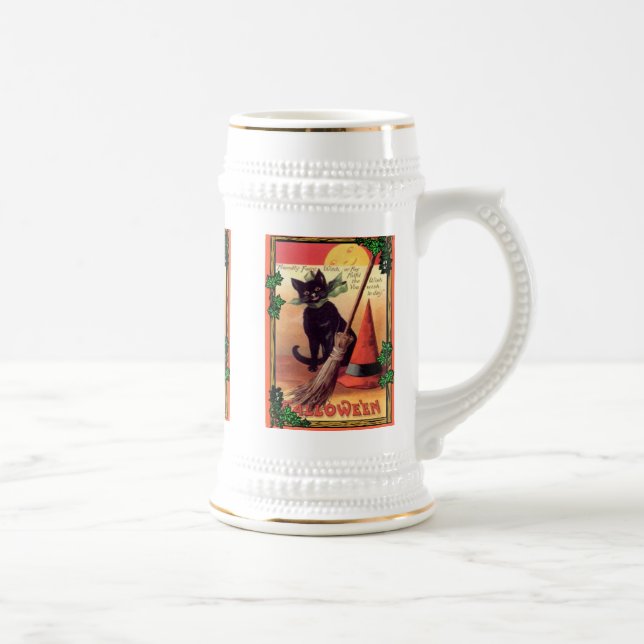 Vintage Halloween Beer Stein (Right)