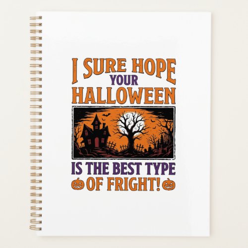 Vintage Halloween Best Type Of Fright Design_1 Planner