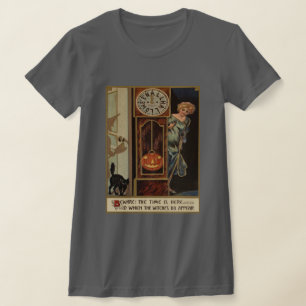 Vintage Halloween Bewitching Hour T-Shirt