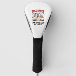 Vintage Halloween Bull Sheet Golf Head Cover