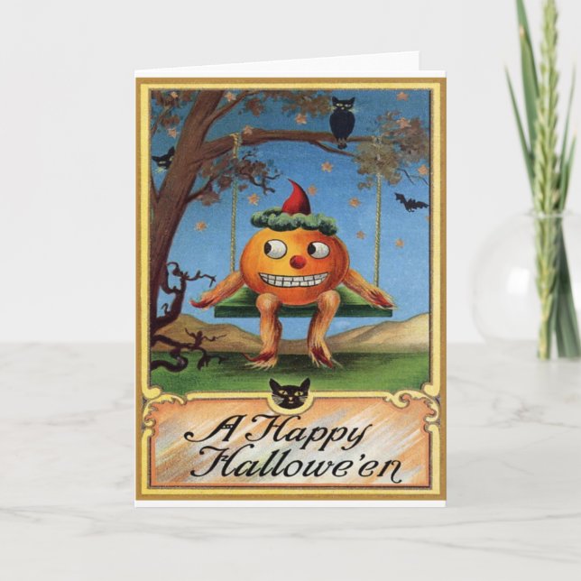 Vintage Halloween Card (Front)