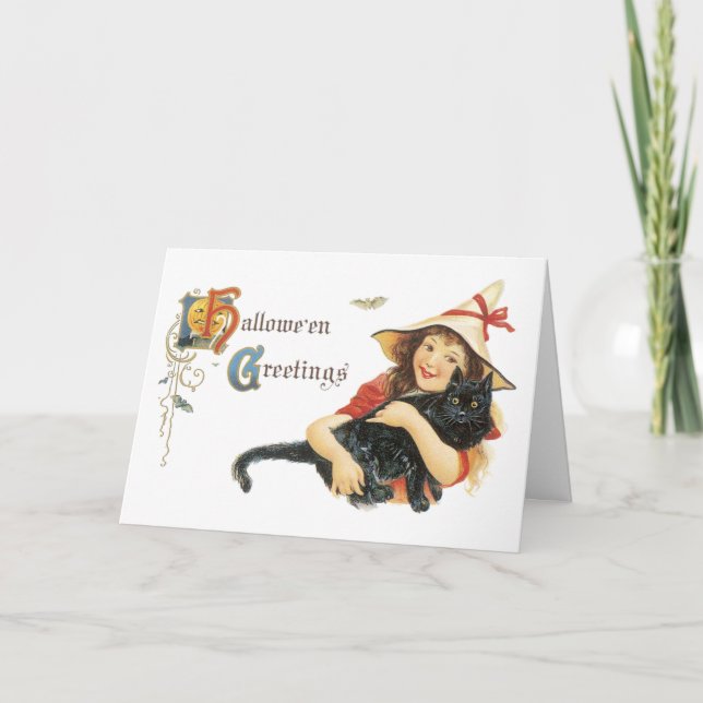 Vintage Halloween Card (Front)