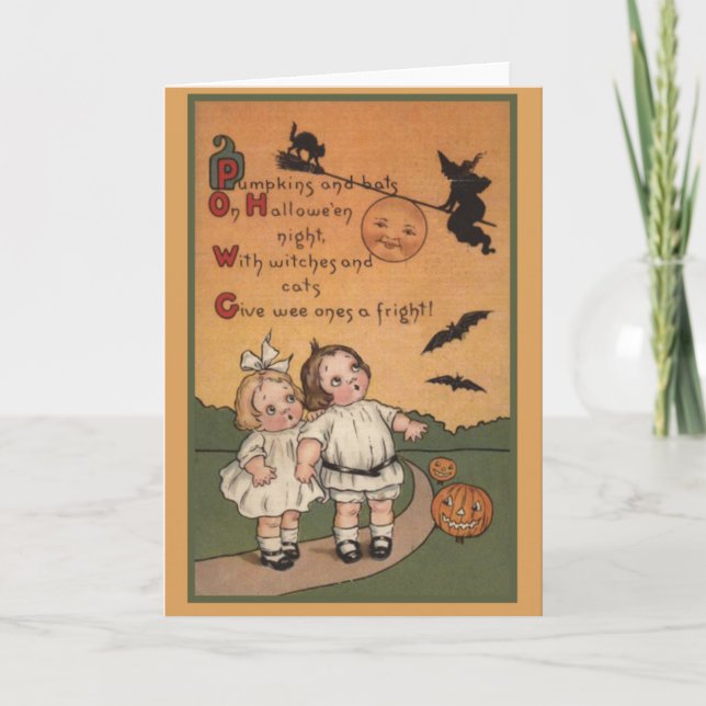 Vintage Halloween Card (Front)