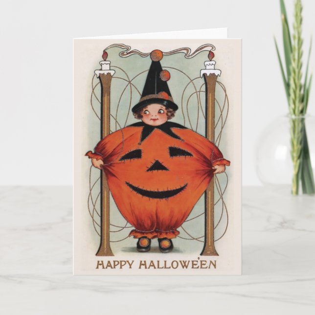Vintage Halloween Card (Front)