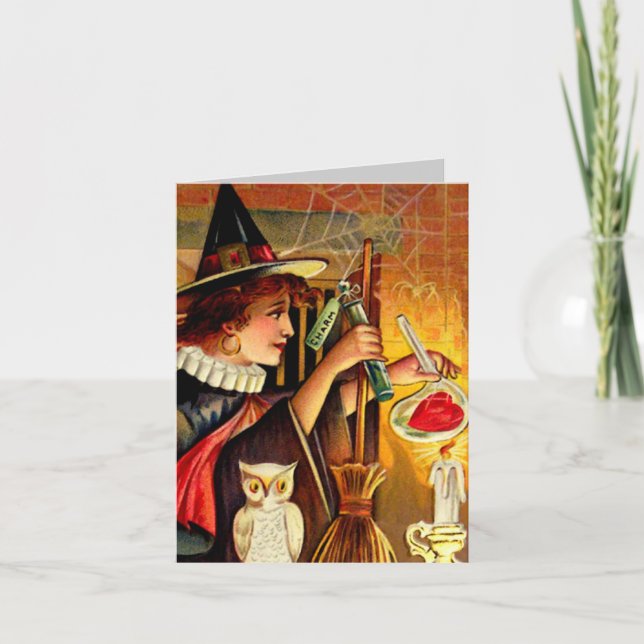 Vintage Halloween Card (Front)