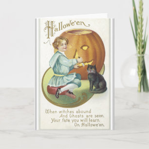 Vintage Halloween Card