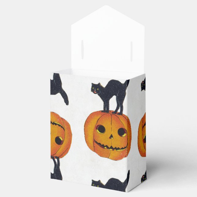 Vintage Halloween Cat Favor Boxes (Opened)