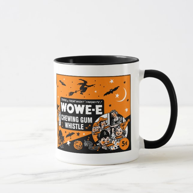 Vintage Halloween Chewing Gum Whistle Mug (Right)