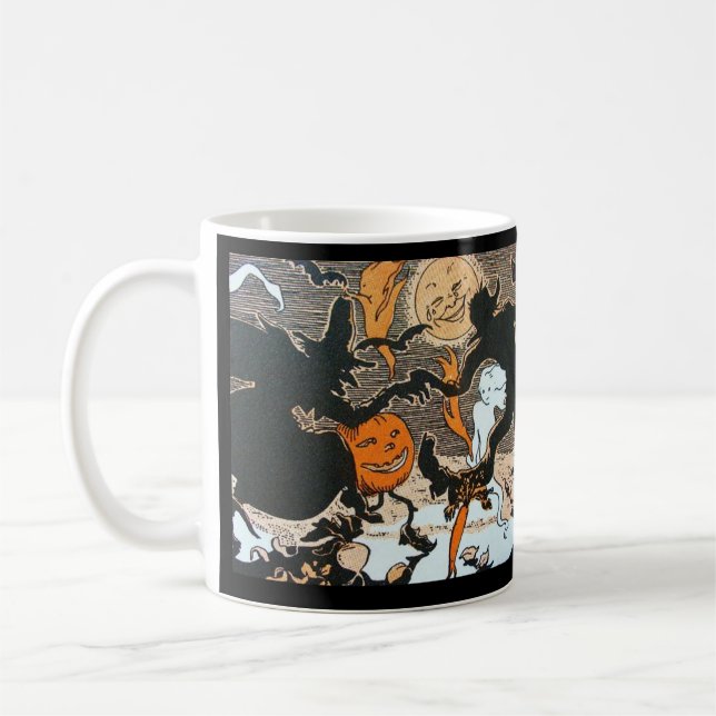 Vintage Halloween Coffee Mug (Left)
