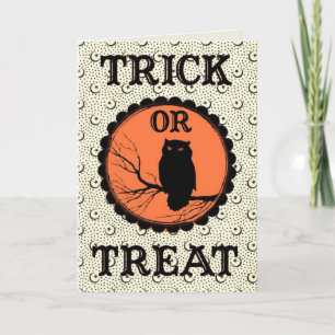 Vintage Halloween Collage - Card
