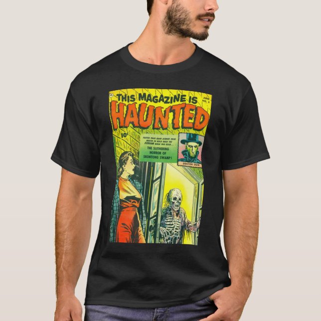 Vintage Halloween Comic Book T-Shirt (Front)