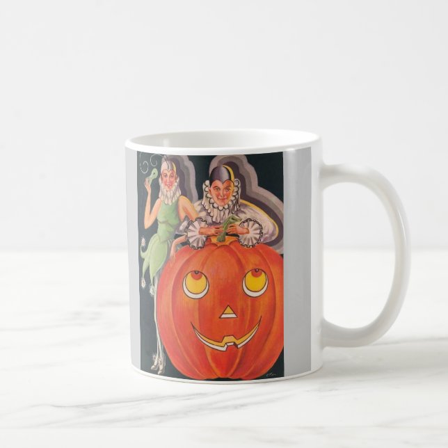 Vintage Halloween Costume Party Coffee Mug (Right)