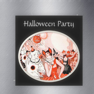 Vintage Halloween Costume Party Invitation