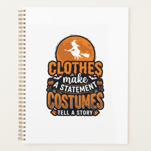 Vintage Halloween Costume Statement Shirt Design_1 Planner