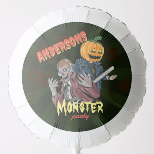 Vintage Halloween Costume theme Birthday Party Balloon
