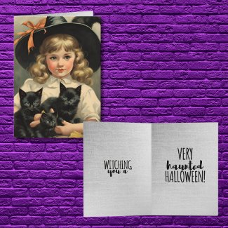 vintage Halloween cutie no3 -funny quote