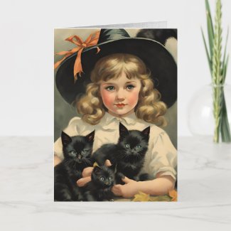 vintage Halloween cutie no3 -funny quote