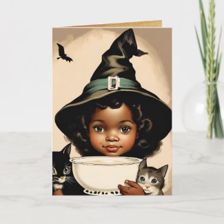 vintage Halloween cutie no5 -funny quote