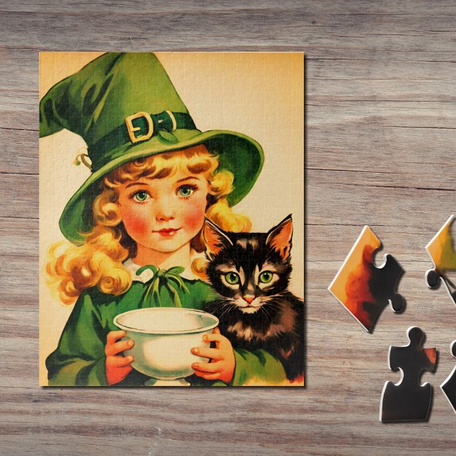 vintage Halloween cutie no7 Jigsaw Puzzle (Creator Uploaded)
