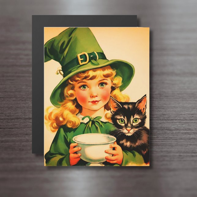 vintage Halloween cutie no7- magnetic card (Creator Uploaded)