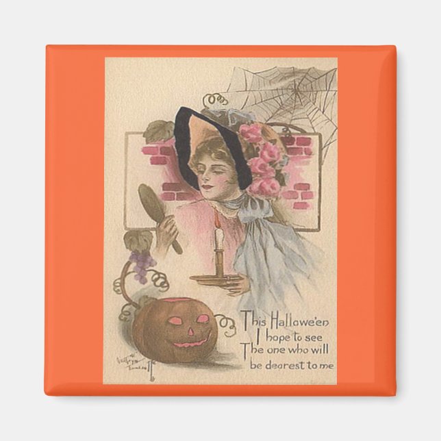 Vintage Halloween Dearest Magnet (Front)
